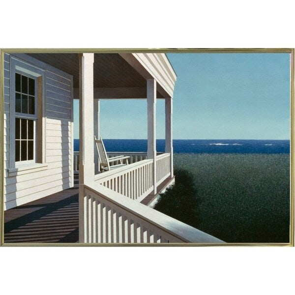 Sea Watcher-ZHELU37431 Framed Print 28.25"x42.5" by Zhen-Huan Lu