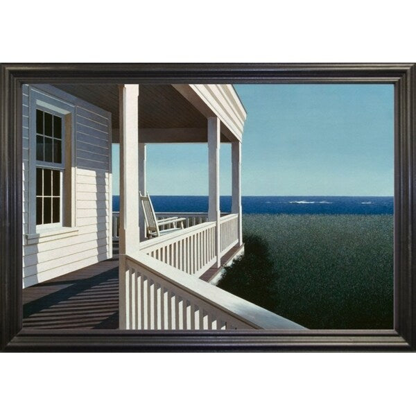 Sea Watcher-ZHELU37431 Framed Print 28.25"x42.5" by Zhen-Huan Lu