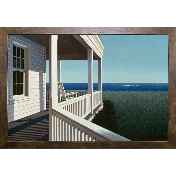 Sea Watcher-ZHELU37431 Framed Print 28.25"x42.5" by Zhen-Huan Lu