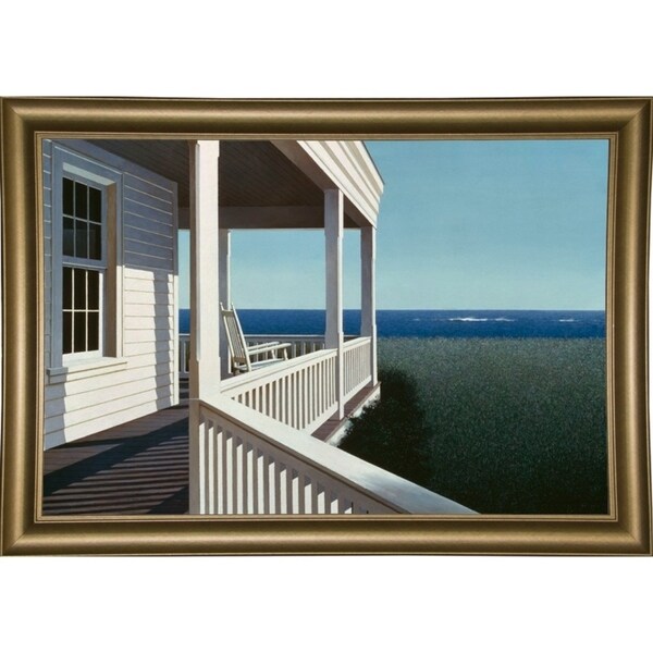 Sea Watcher-ZHELU37431 Framed Print 28.25"x42.5" by Zhen-Huan Lu