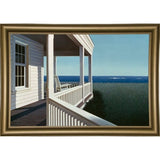 Sea Watcher-ZHELU37431 Framed Print 28.25"x42.5" by Zhen-Huan Lu