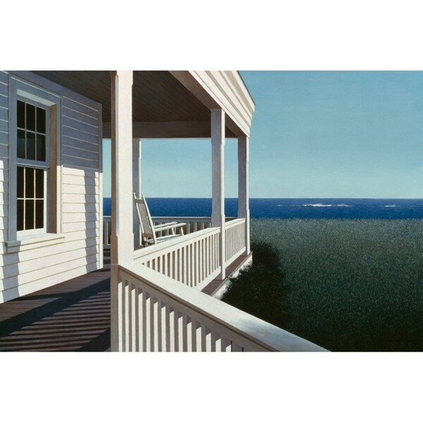 Sea Watcher-ZHELU37431 Framed Print 28.25"x42.5" by Zhen-Huan Lu