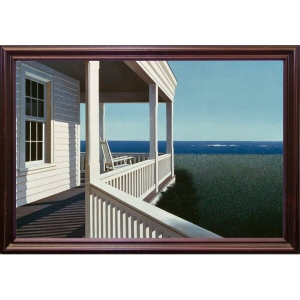 Sea Watcher-ZHELU37431 Framed Print 28.25"x42.5" by Zhen-Huan Lu