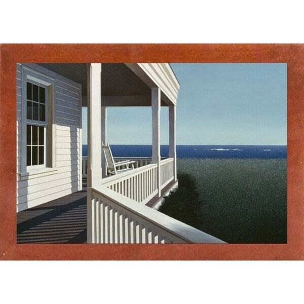 Sea Watcher-ZHELU37431 Framed Print 28.25"x42.5" by Zhen-Huan Lu