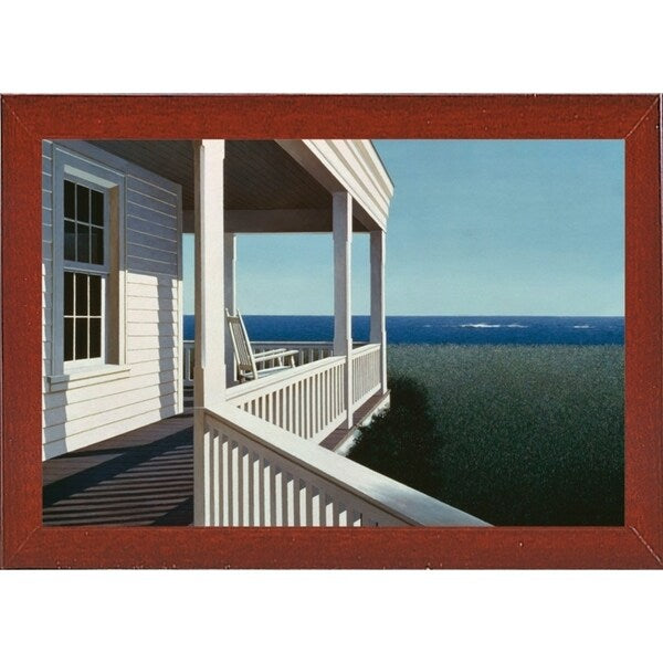 Sea Watcher-ZHELU37431 Framed Print 28.25"x42.5" by Zhen-Huan Lu