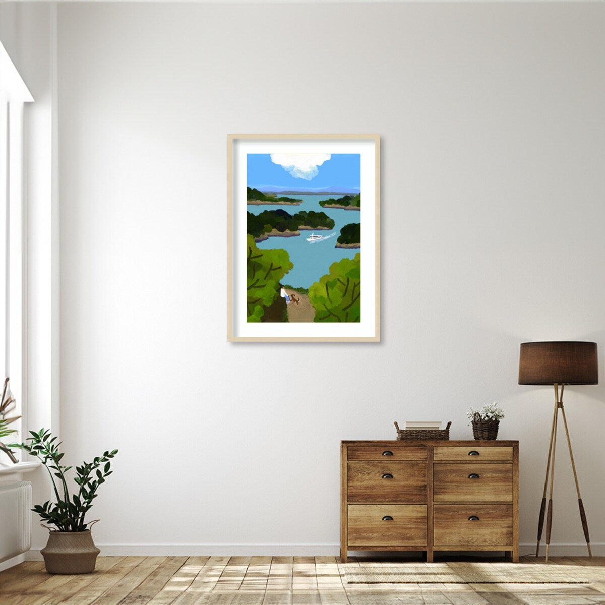 Sea of Japan by Hiroyuki Izutsu Wood Framed Wall Art Print