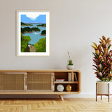 Sea of Japan by Hiroyuki Izutsu Wood Framed Wall Art Print