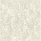 Seabrook Designs Abner Antique Damask Unpasted Wallpaper