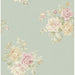 Seabrook Designs Aubree Rose Bouquet Unpasted Wallpaper