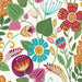Seabrook Designs Colorful Floral Nonwoven Unpasted Wallpaper