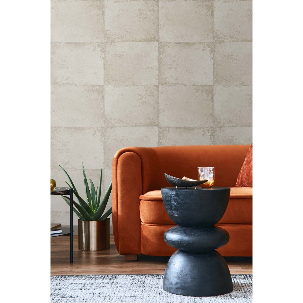 Seabrook Designs Foundation Embossed Vinyl Unpasted Wallpaper