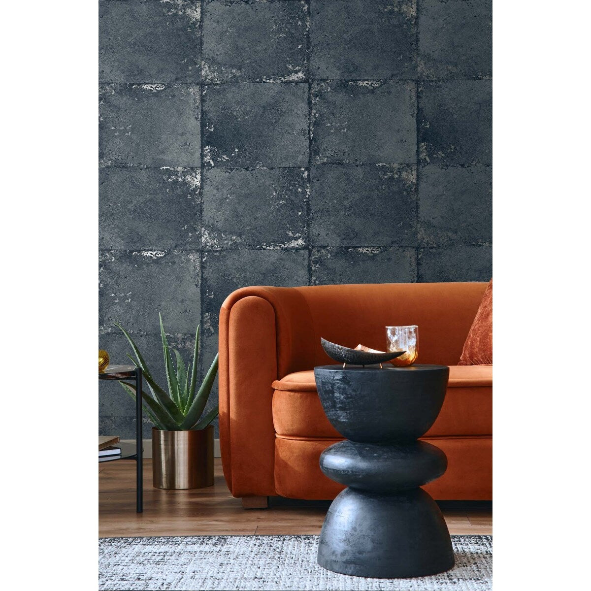 Seabrook Designs Foundation Embossed Vinyl Unpasted Wallpaper
