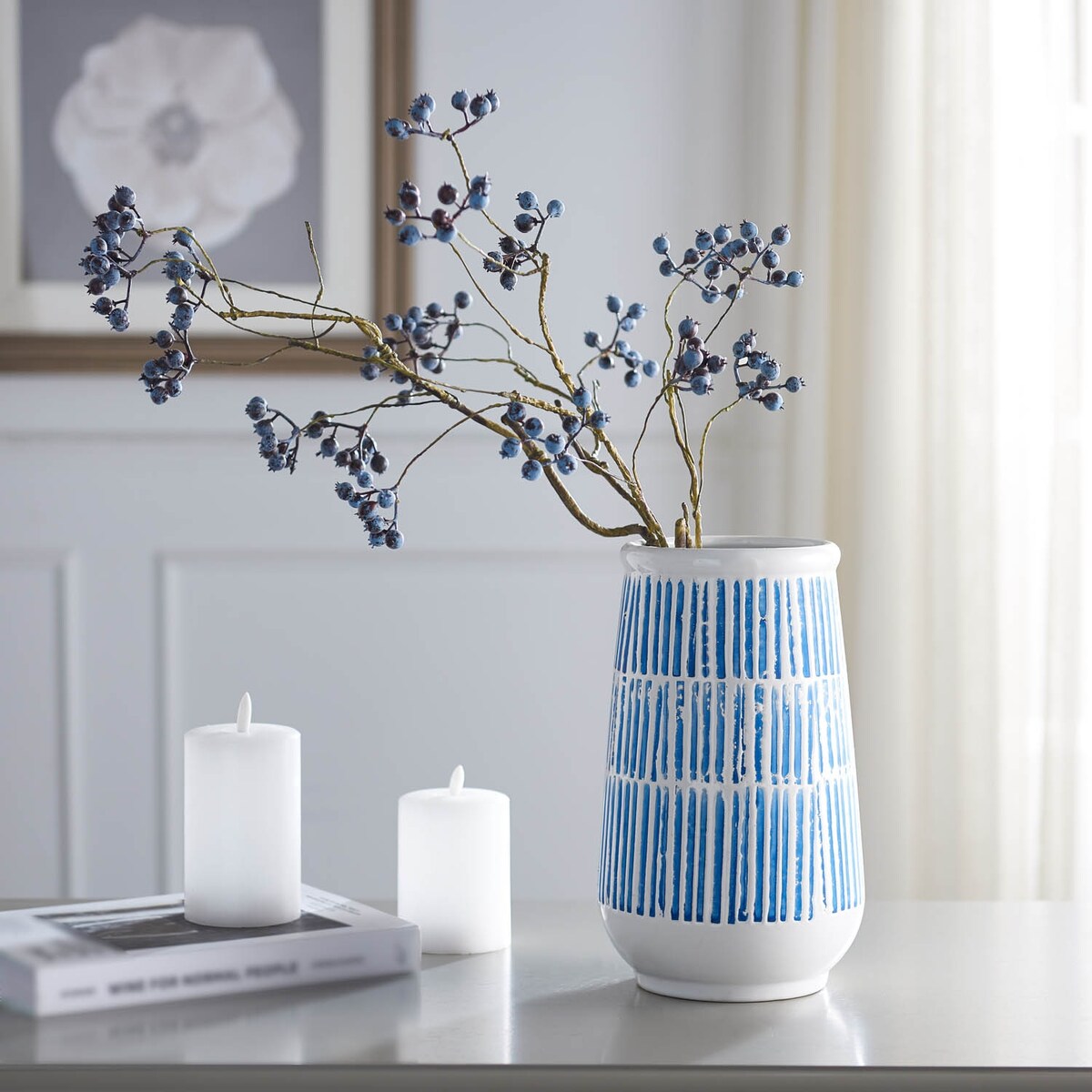 Seadrift Strokes Vase