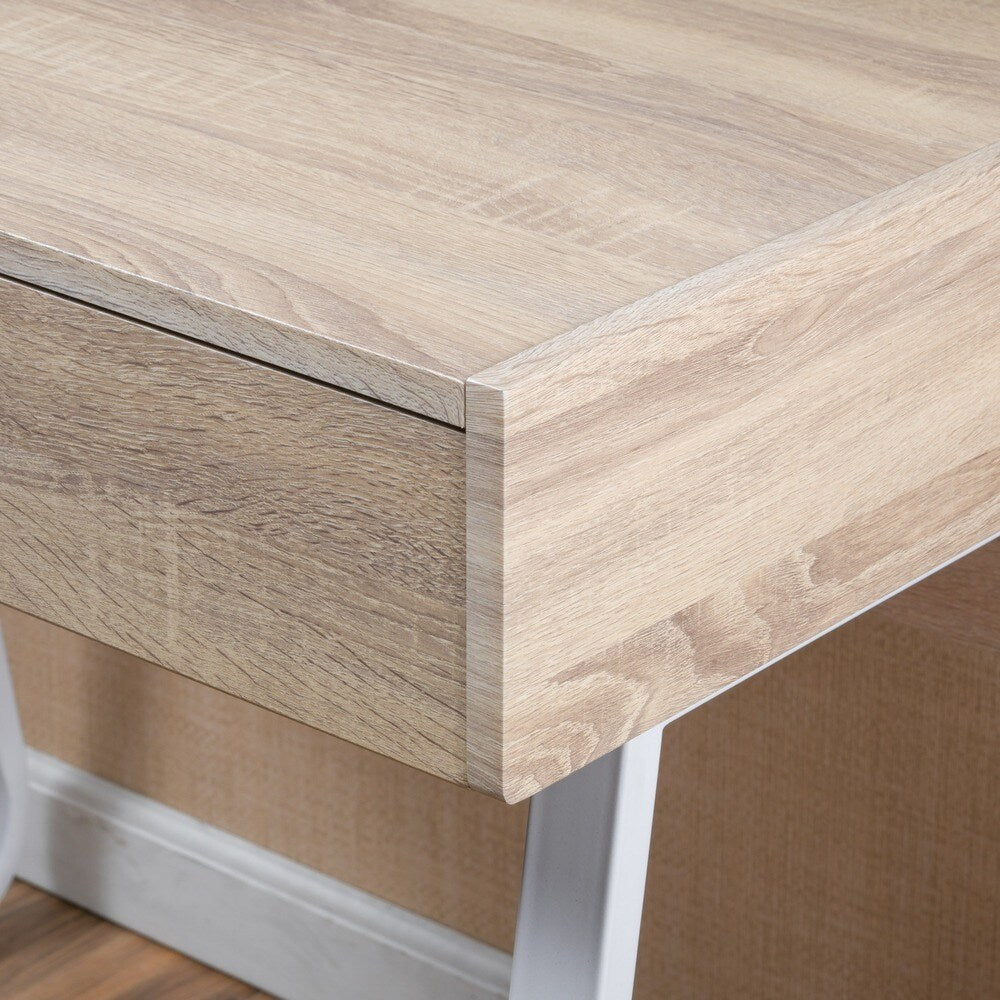 Seanan Wood Computer Desk with Drawers by Christopher Knight Home