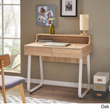 Seanan Wood Computer Desk with Drawers by Christopher Knight Home