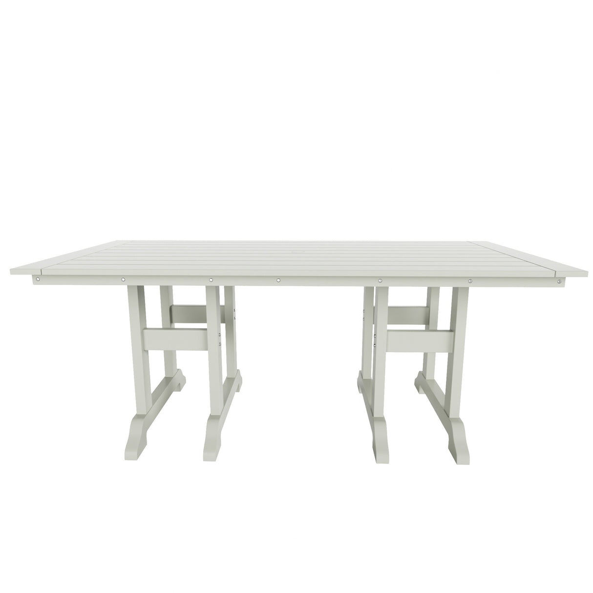 Polytrends Altura 6-Piece Rectangular Poly Eco-Friendly All Weather Outdoor Dining Set with Bench