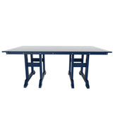 Polytrends Altura 6-Piece Rectangular Poly Eco-Friendly All Weather Outdoor Dining Set with Bench