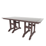 Polytrends Altura 6-Piece Rectangular Poly Eco-Friendly All Weather Outdoor Dining Set with Bench