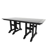 Polytrends Altura 6-Piece Rectangular Poly Eco-Friendly All Weather Outdoor Dining Set with Bench
