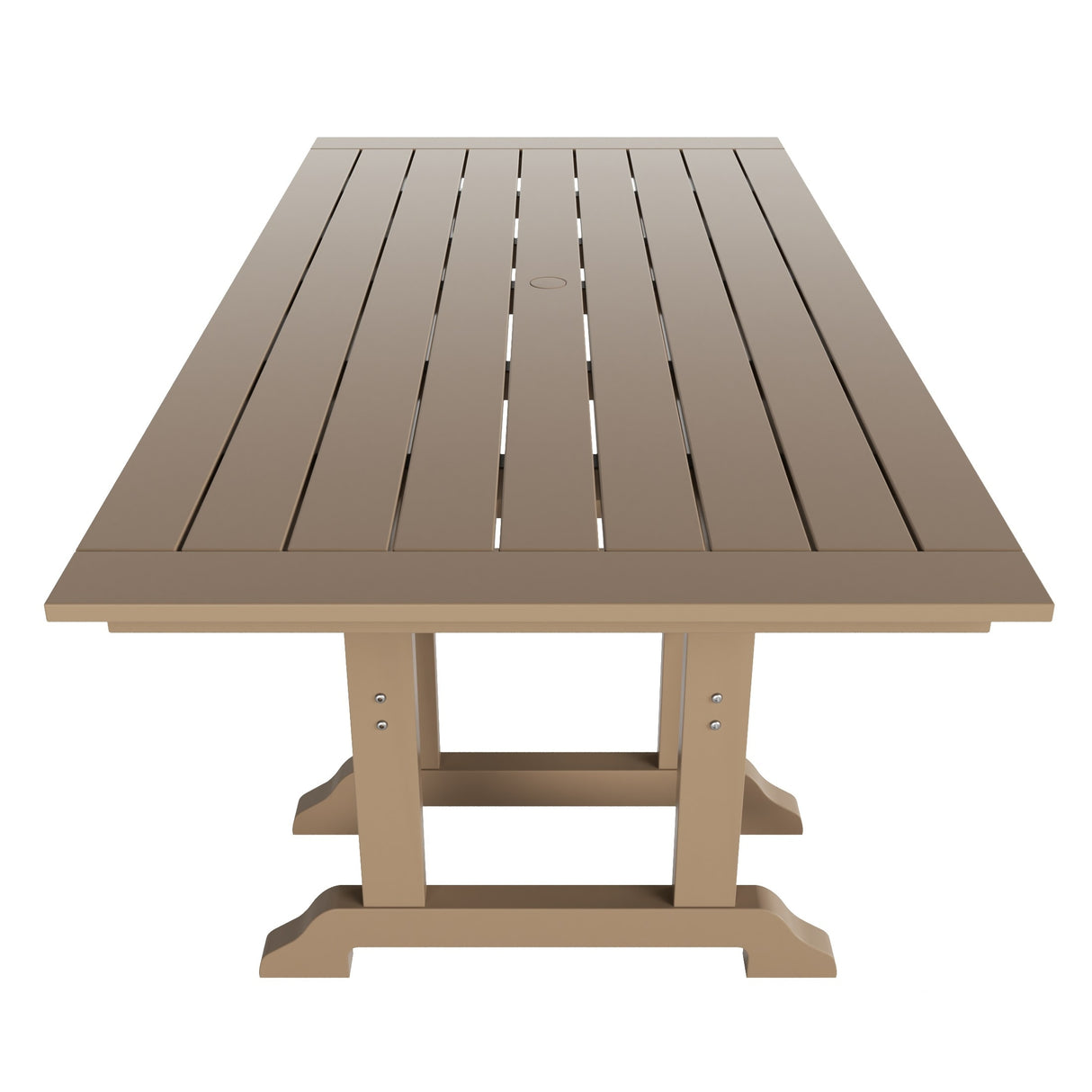 Polytrends Altura 7-Piece Poly Eco-Friendly All Weather Outdoor Dining Set with Armchairs
