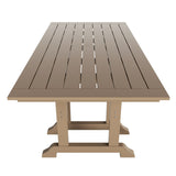 Polytrends Altura 7-Piece Poly Eco-Friendly All Weather Outdoor Dining Set with Armchairs