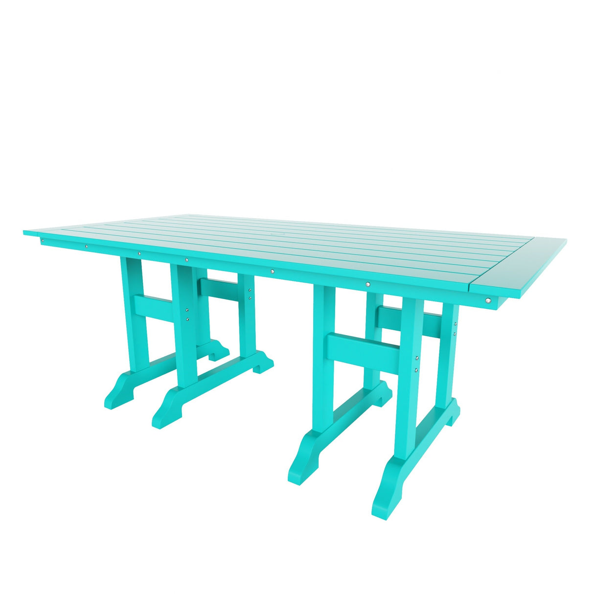 Polytrends Altura 7-Piece Poly Eco-Friendly All Weather Outdoor Dining Set with Armchairs