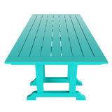 Polytrends Altura 7-Piece Poly Eco-Friendly All Weather Outdoor Dining Set with Armchairs