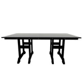 Polytrends Altura 7-Piece Poly Eco-Friendly All Weather Outdoor Dining Set with Armchairs