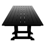 Polytrends Altura 7-Piece Poly Eco-Friendly All Weather Outdoor Dining Set with Armchairs