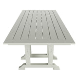 Polytrends Altura 7-Piece Poly Eco-Friendly All Weather Outdoor Dining Set with Armchairs