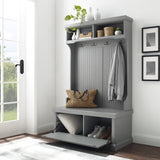 Crosley Seaside Hall Tree - 40 "W x	18.5 "D x 64.5 "H