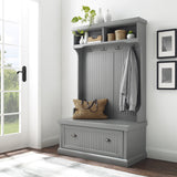 Crosley Seaside Hall Tree - 40 "W x	18.5 "D x 64.5 "H