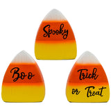 Seasonal Abode Halloween Candy Corn Figurines - Set of 3
