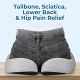 Seat Cushion Tailbone Pressure Relief Cushion Coccyx,Lower Back,Hip, Butt,Sciatica Pain Relief Pillow Memory Foam Chair Cushions