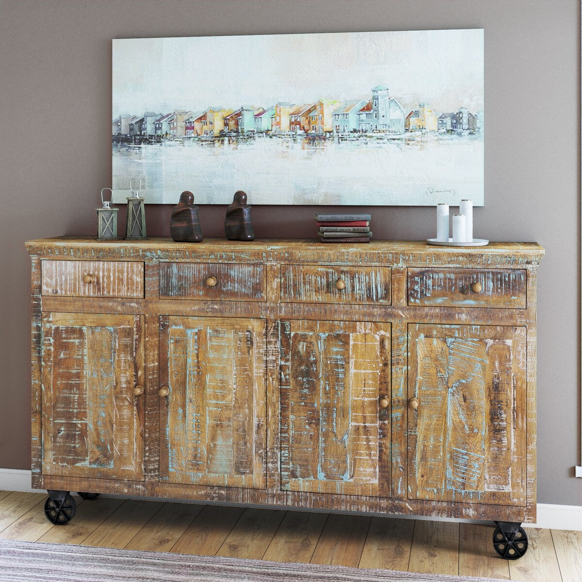 Seat Mobile Storage Console - 14 x 80 x 40