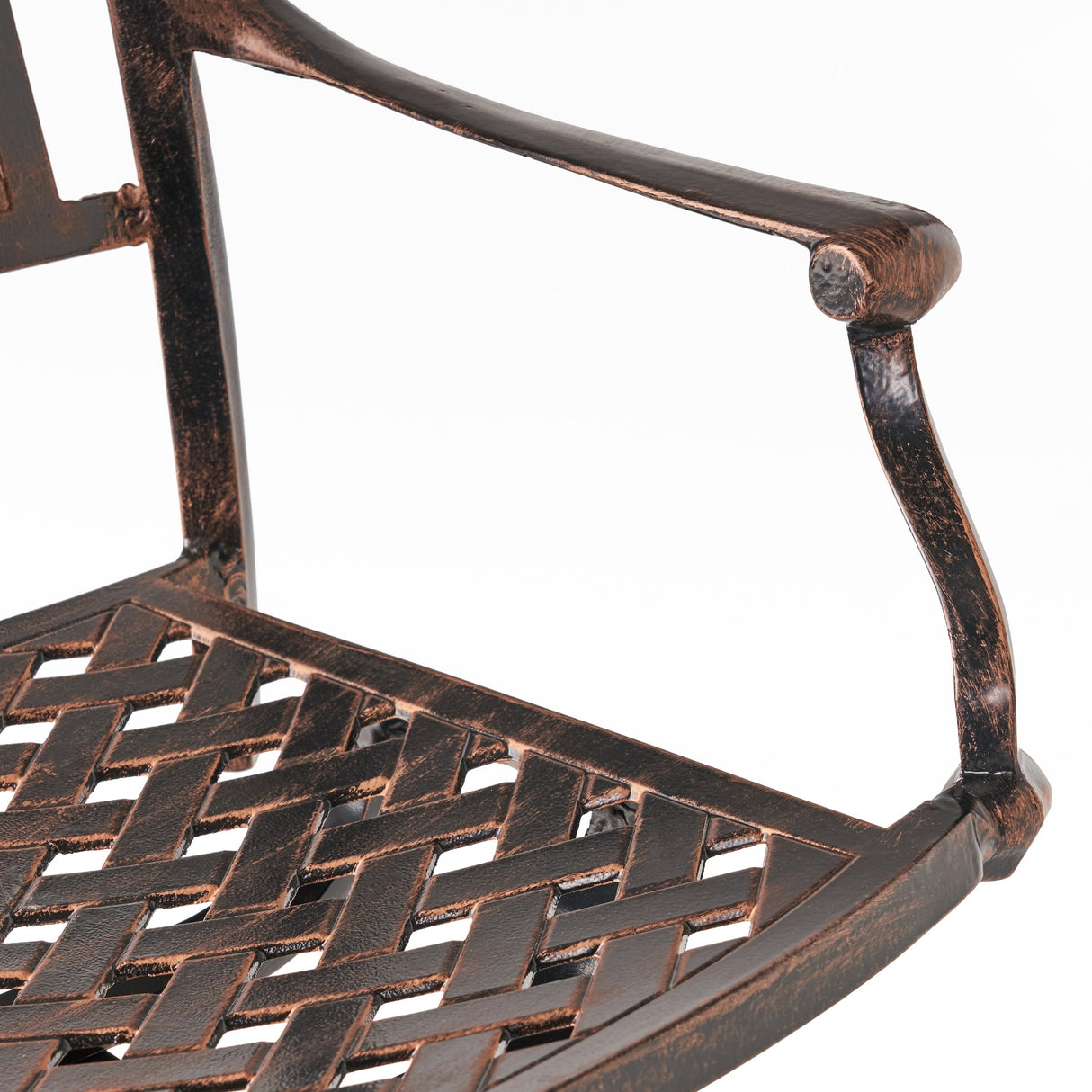 Sebastian Cast Aluminum Bar Stool (Set of 2) by Christopher Knight Home