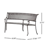 Sebastian Sector Bench by Christopher Knight Home