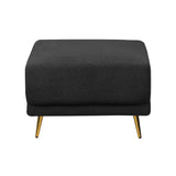 Sectional Sofa Sherpa Fabric Modular Sofa Couch 4 Seater with Ottoman