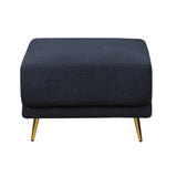 Sectional Sofa Sherpa Fabric Modular Sofa Couch 4 Seater with Ottoman