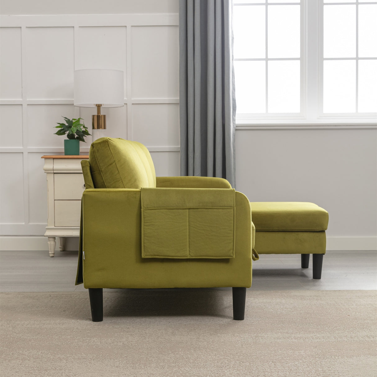 Sectional Sofa Bed with Storage Convertible Chaise