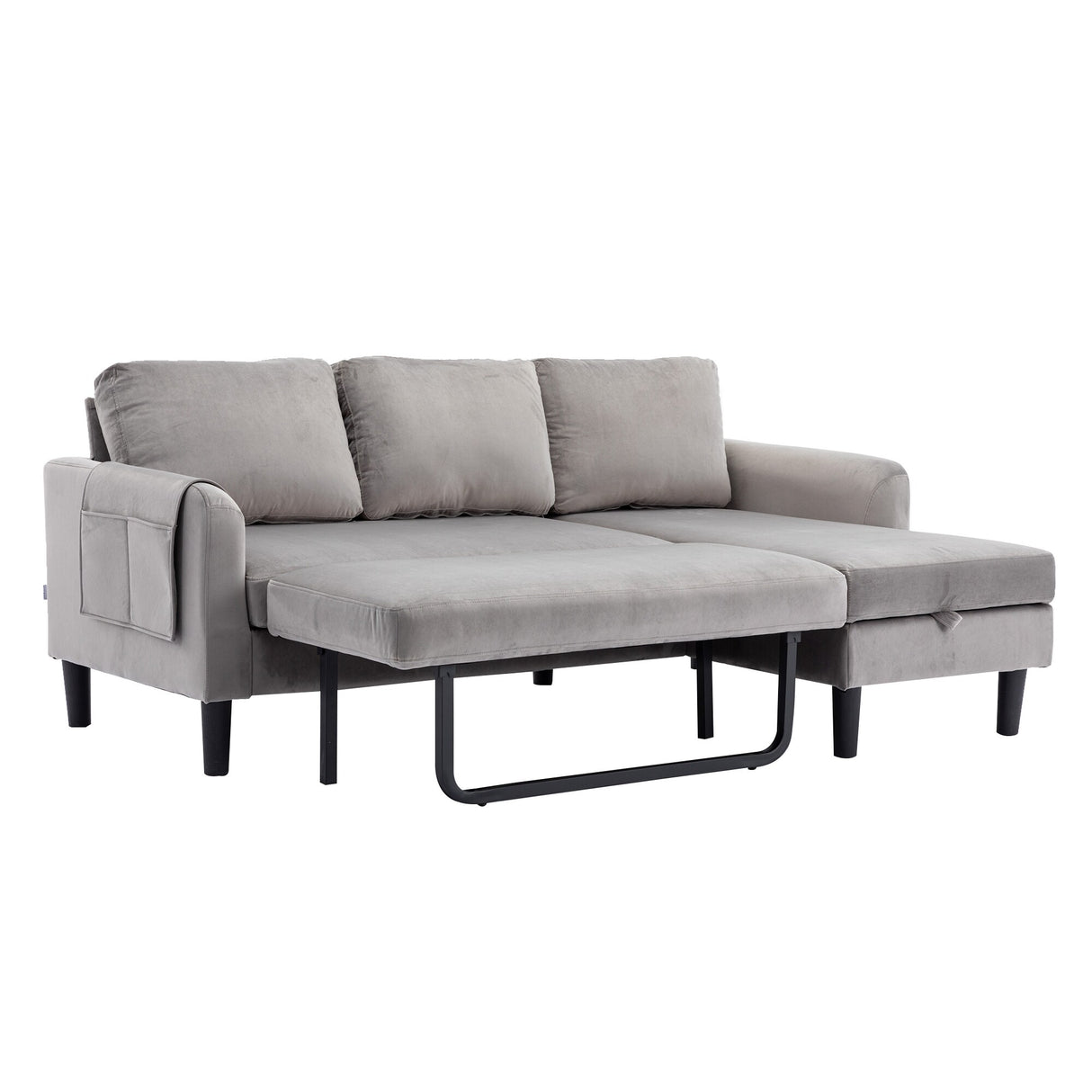 Sectional Sofa Bed with Storage Convertible Chaise