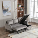 Sectional Sofa Bed with Storage Convertible Chaise