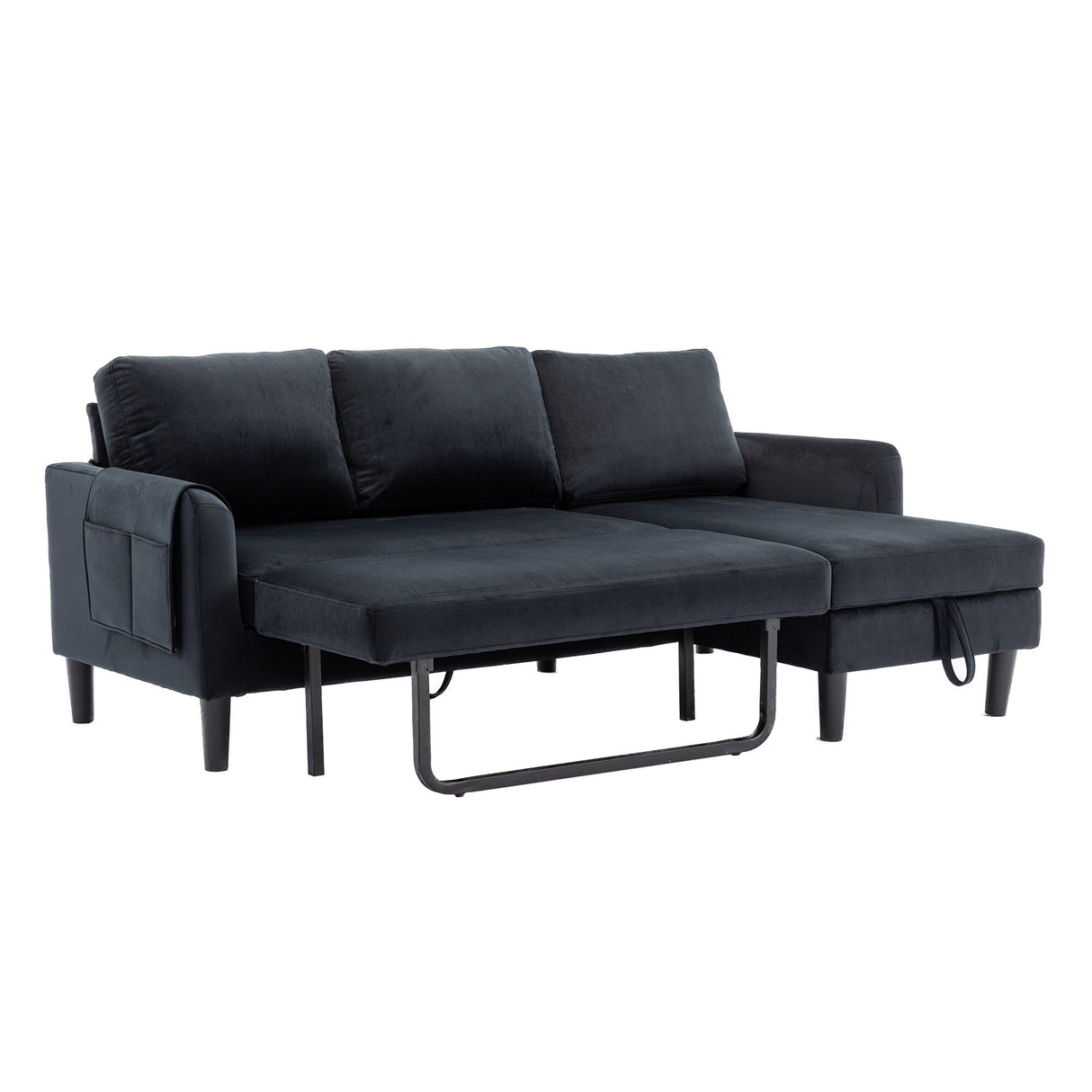 Sectional Sofa Bed with Storage Convertible Chaise
