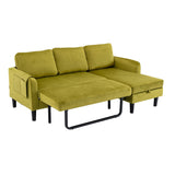 Sectional Sofa Bed with Storage Convertible Chaise
