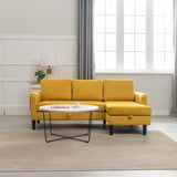 Sectional Sofa Bed with Storage Convertible Chaise