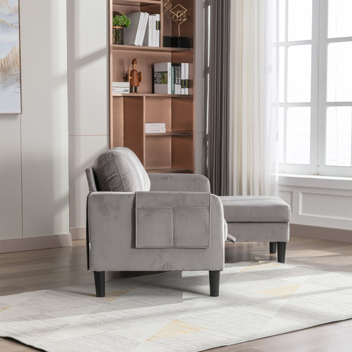 Sectional Sofa Bed with Storage Convertible Chaise