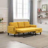 Sectional Sofa Bed with Storage Convertible Chaise