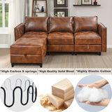 Sectional Sofa L Shaped Convertible Couch with Reversible Chaise