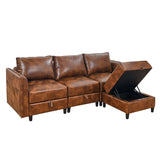 Sectional Sofa L Shaped Convertible Couch with Reversible Chaise