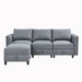 Sectional Sofa L Shaped Convertible Couch with Reversible Chaise